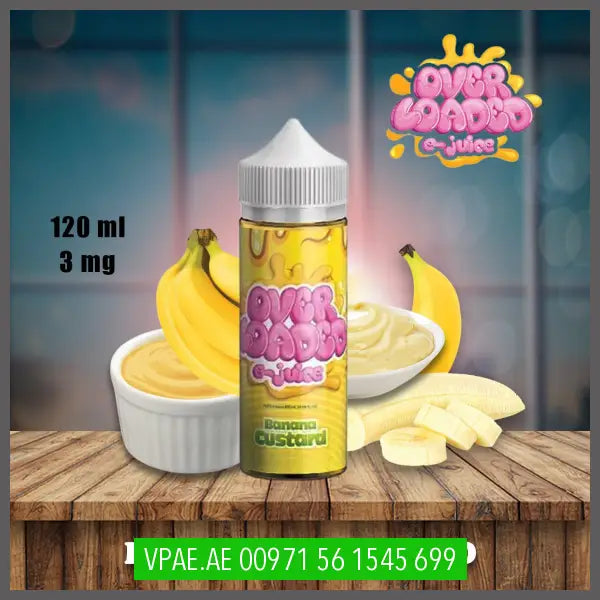Banana Custard - Over Loaded 120ML OV Store Arab Emirates Overloaded