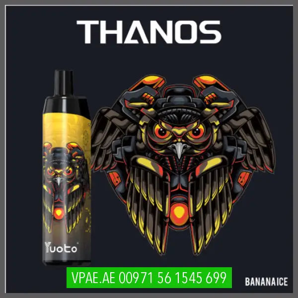 Banana Ice Yuoto Thanos 5000puffs Rechargeable 5% OV Store Arab Emirates yuoto