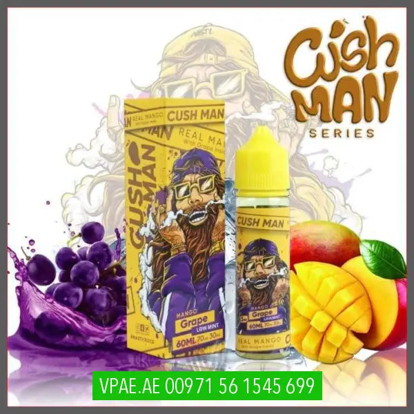 Cush Man Series – Mango Grape 60ML OV Store Arab Emirates Nasty