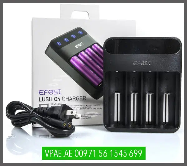 EFEST LUSH Q4 BATTERY CHARGER OV Store Arab Emirates efest