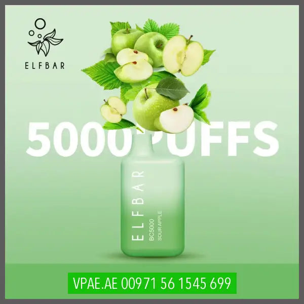 Elf Bar Bc5000 Disposable Sour Apple Disposable