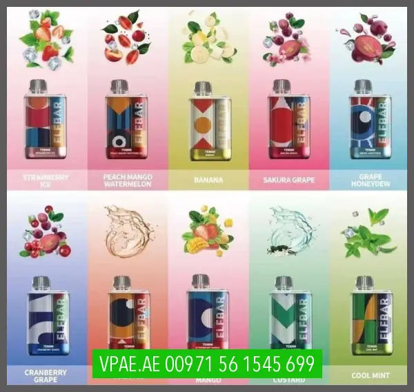 ELF BAR TE6000 Puffs 5% Reachable OV Store Arab Emirates ELF BAR