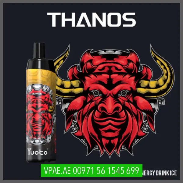 Energy Drink Ice Yuoto Thanos 5000puffs Rechargeable 5% OV Store Arab Emirates yuoto