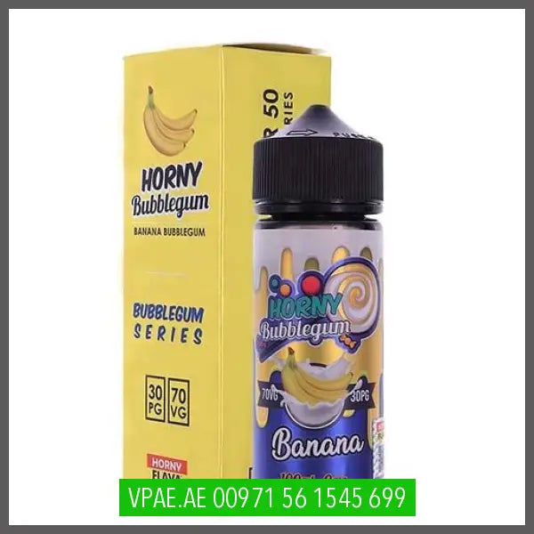 Horny Bubblegum Banana 100ML OV Store Arab Emirates Horny
