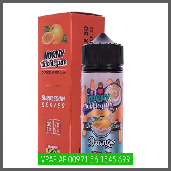 Horny Bubblegum Orange 100ML OV Store Arab Emirates Horny