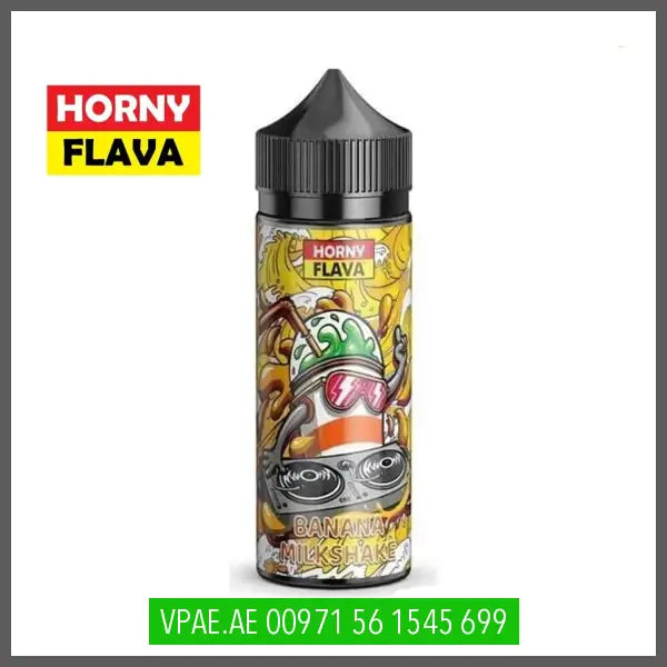 Horny Lava Banana Milkshake 100ML OV Store Arab Emirates Horny