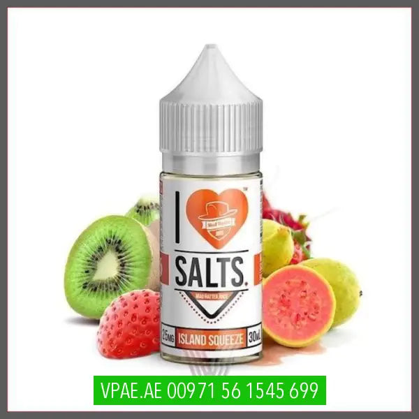 I LOVE SALTS ISLAND SQUEEZE Nic Salt 30ML OV Store Arab Emirates I Love Salts