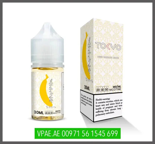 ICE BANANA CAKE SALT BY TOKYO EJUICE 30ML OV Store Arab Emirates Tokyo