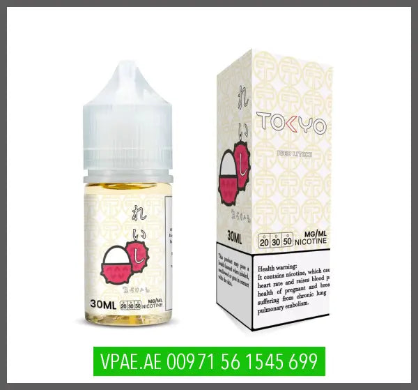 ICE LYCHEE SALT BY TOKYO EJUICE 30ML OV Store Arab Emirates Tokyo
