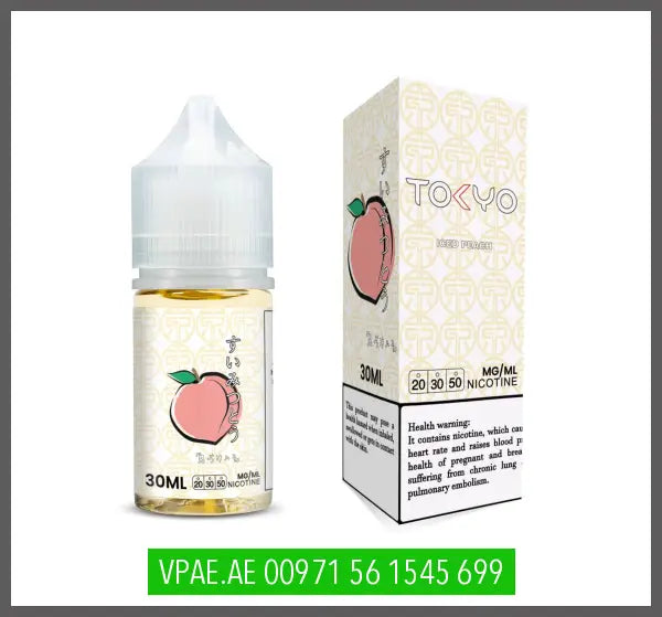 ICE PEACH CAKE SALT BY TOKYO EJUICE 30ML OV Store Arab Emirates Tokyo