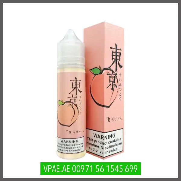 ICE PEACH E-JUICE BY TOKYO EJUICE 60ML OV Store Arab Emirates Tokyo