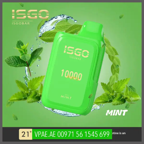 ISGOBAR DISPOSABLE 10000 PUFFS 5% OV Store Arab Emirates I S G O