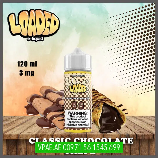 LOADED - CLASSIC CHOCOLATE CREPE 120ML OV Store Arab Emirates Loaded