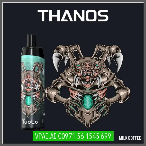 Milk Coffee Yuoto Thanos 5000puffs Rechargeable 5% OV Store Arab Emirates yuoto