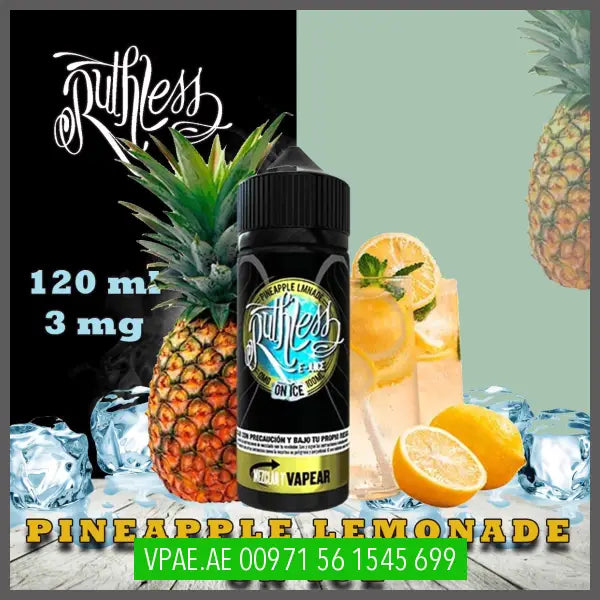 RUTHLESS PINEAPPLE LEMONADE ON ICE 120ML OV Store Arab Emirates Ruthless