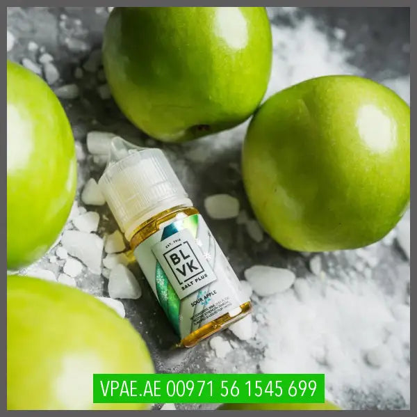 SOUR APPLE ICE SALT PLUS E-LIQUID 30ML OV Store Arab Emirates BLVK