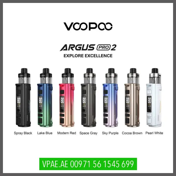 VOOPOO ARGUS PRO 2 80W SYSTEM OV Store Arab Emirates voopoo