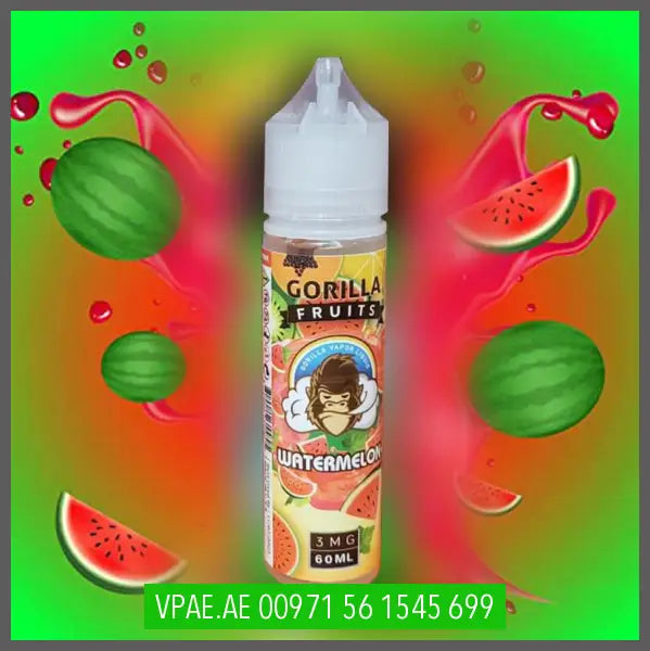 WATERMELON BY GORILLA CUSTARD ELIQUID 60ML OV Store Arab Emirates GORILLA CUSTARD