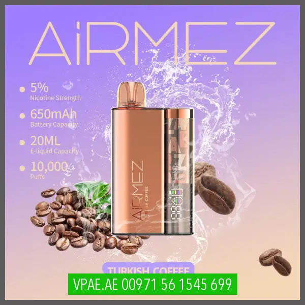 AiRMEZ 10000 Disposable Vape 50MG Dhs. 40.00 AiRMEZ 10000 Disposable Vape 50MG Dhs. 40.00