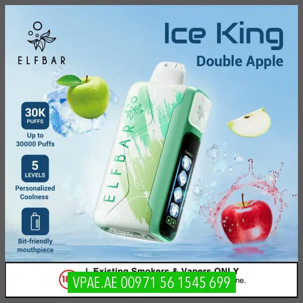 Elf Bar Ice King Disposable Vape 30k Puffs 50MG Dhs. 50.00 Elf Bar Ice King Disposable Vape 30k Puffs 50MG Dhs. 50.00