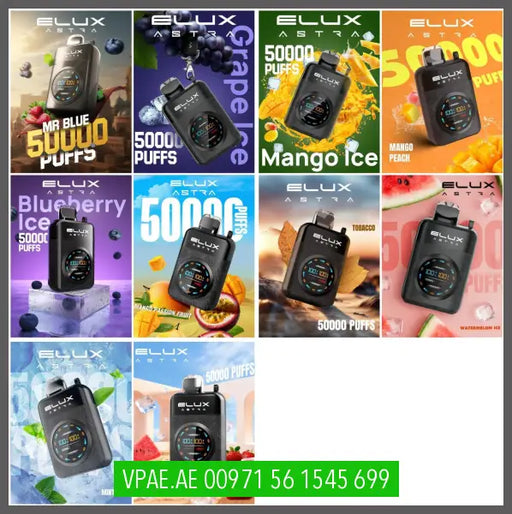ELUX Astra 50K – Disposable Vape Up to 50,000 Puffs
