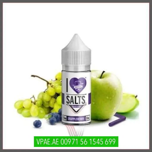 Grappleberry by I Love Salts Nicotine Salt eJuice VAPE ARAB EMIRATES (vpae.ae) I Love Salts