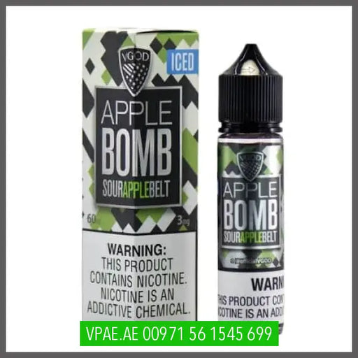 ICED APPLE BOMB BY VGOD E-LIQUID 60ML VAPE ARAB EMIRATES (vpae.ae) VGOD
