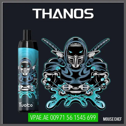 Mouse chef Yuoto Thanos 5000puffs Rechargeable 5% VAPE ARAB EMIRATES (vpae.ae) yuoto