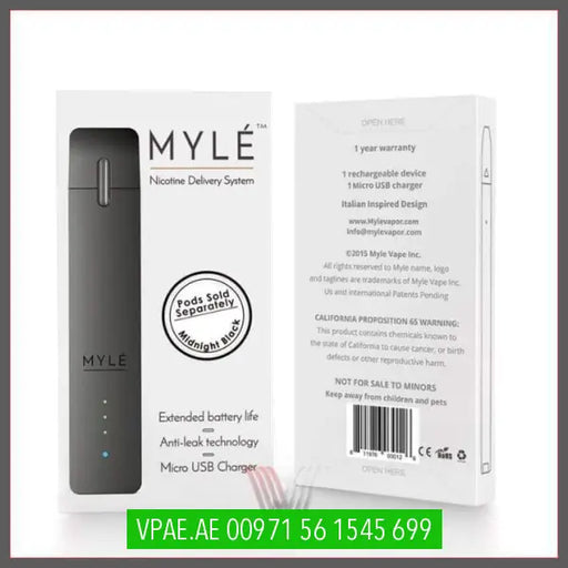 MYLE Device Kit -Micro USB Charger VAPE ARAB EMIRATES (vpae.ae) MYLÈ VAPOR
