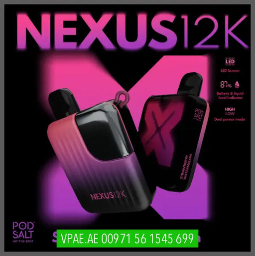 Pod Salt Nexus 12000 Puffs VAPE ARAB EMIRATES (vpae.ae) POD SALT
