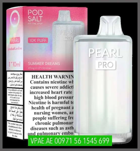 PODSALT PEARL PRO 10K PUFFS 20MG VAPE ARAB EMIRATES (vpae.ae) POD SALT