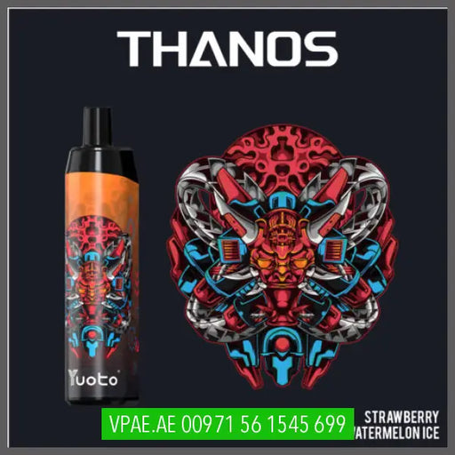 Strawberry Watermelon Ice Yuoto Thanos 5000puffs Rechargeable  5% VAPE ARAB EMIRATES (vpae.ae) yuoto