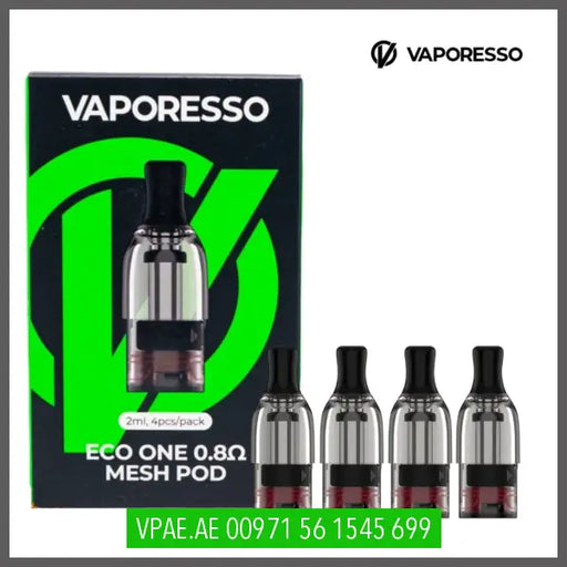 Vaporesso ECO One Replacement Pods – Authentic Refillable Pods | vpae.ae UAE VAPE ARAB EMIRATES (vpae.ae) Vaporesso